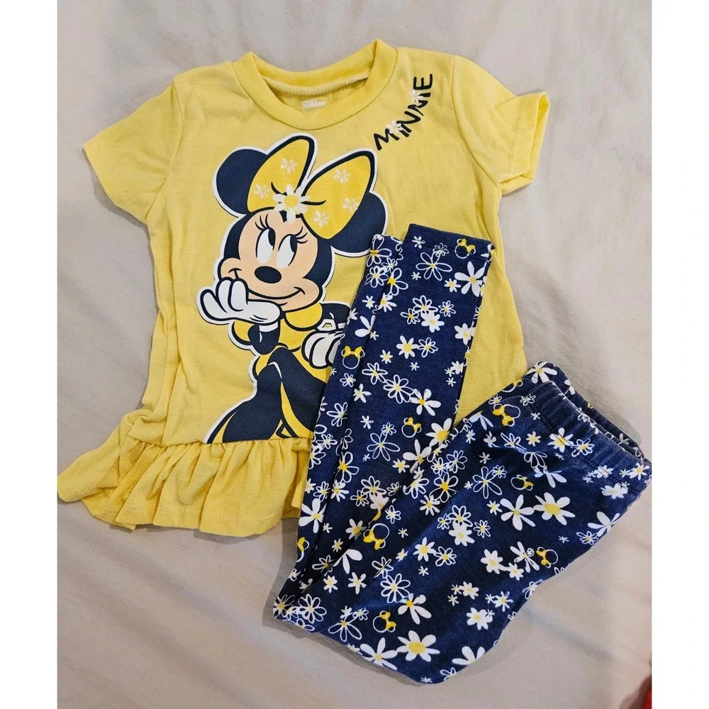 Disney Wonder Nation Okie Dokie Girls 4T Bundle Dress Romper Skirt Shorts 7pc